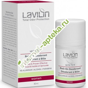     -   72  80  Hlavin Lavilin Total Odor Protection (TOP) Roll-On Deodorant Women 72h (4050)
