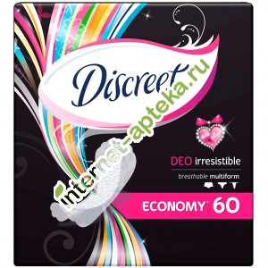 Discreet Прокладки ежедневные Део 60 штук (Дискрит прокладки)