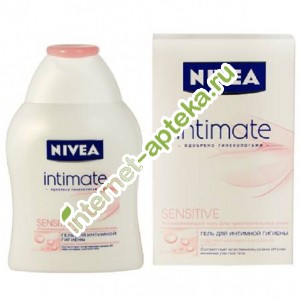 Нивея Интим Гель для интимной гигиены Сенситив для чувствительной кожи 250 мл Nivea Sensitive (81051)