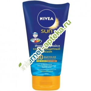 Нивея Сан Лосьон солнцезащитный ДЕТСКИЙ Играй и купайся SPF30 150 мл Nivea Sun (85832) Нивея Сан Лосьон солнцезащитный ДЕТСКИЙ Играй и купайся SPF30 150 мл Nivea Sun (85832)