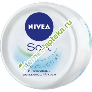 Нивея Софт Крем интенсивный увлажняющий с витаминами 200 мл Nivea (89050)