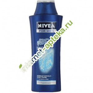 Нивея Фор Мен Шампунь для мужчин Fresh Freeze для нормальных и жирных волос 250 мл Nivea (81408)