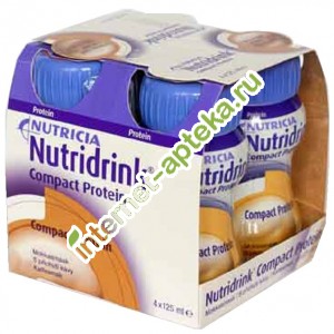 Нутридринк Компакт Протеин cмесь со вкусом Кофе бутылочки 125 мл 4 шт. Nutridrink
