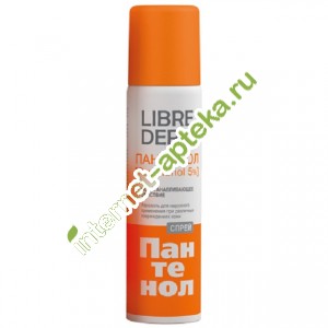 Либридерм Пантенол спрей аэрозоль 5% 58 мл Librederm Panthenol 5% spray (Л061047)