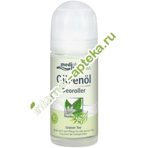 Медифарма Косметикс Оливенол Дезодорант роликовый для тела Зеленый чай 50 мл Medipharma Cosmetics Olivenol (461608)