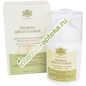 Грин Фарма Фармамезовитамин Крем с витаминами для сияния и тонуса кожи 50 мл Green Pharma Pharma Mesovitamine