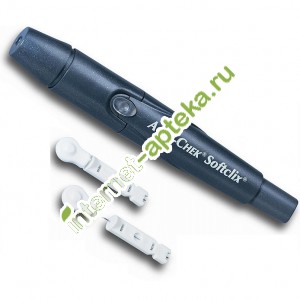 Акку-Чек Ручка для прокалывания пальца Софткликс + 25 ланцет (Accu-chek Softclix)