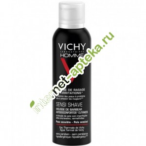 Виши ОМ (для мужчин) Пена для бритья против раздражения кожи 200 мл Vichy Homme Mousse de rasage Anti-Irritations (V6634306)