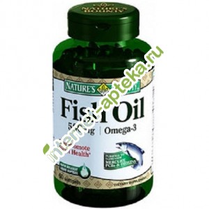 Нэйчес Баунти Рыбий жир Омега-3 500 мг 60 капсул (Natures Bounty Fish Oil 500 mg)
