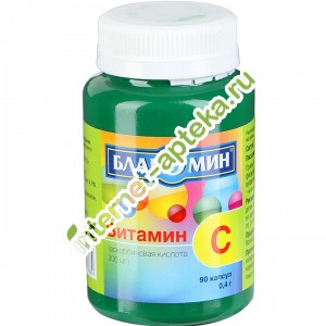 Благомин Витамин С (Аскорбиновая кислота) 300 мг 90 капсул