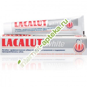 Lacalut Зубная паста Вайт White 75 мл (Лакалют)