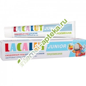 Lacalut Зубная паста Юниор Тропикана 75 мл (Лакалют)