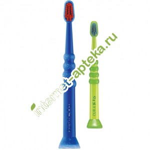 Курапрокс Зубная щетка супермягкая детская от 0 до 4 лет с гуммированной ручкой Curakids CK4260 (Curaprox)