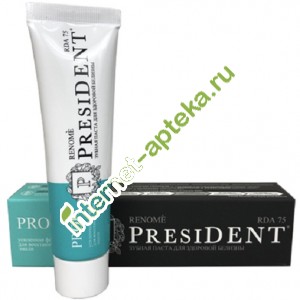 Президент Зубная паста Реноме Профи Здоровая белизна зубов 100 мл (President Renome)
