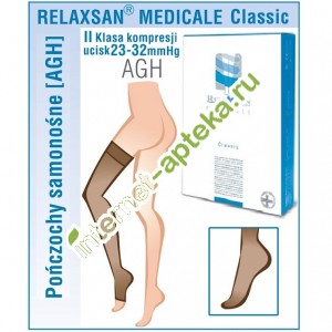 Релаксан Чулки MEDICALE CLASSIC на резинке с закрытым носком компрессия класс 2 23-32 мм размер 1 (S) цвет Телесный (Relaxsan) Артикул М2470