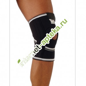 Релаксан Ortopedica Бандаж коленный с латеральным усилением размер M цвет Черный (Relaxsan) Артикул G2701