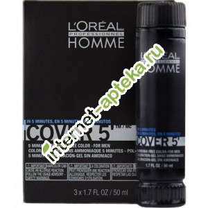 Loreal Professional Homme äëÿ ìóæ÷èí ÎÌ Ãåëü òîíèðóþùèé Êàâåð Cover 5 Íîìåð 7 Ëîðåàëü (Å0508701) Loreal Professional Homme äëÿ ìóæ÷èí ÎÌ Ãåëü òîíèðóþùèé Êàâåð Cover 5 Íîìåð 7 Ëîðåàëü (Å0508701)