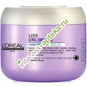 Loreal Professional LISS UNLIMITED Ìàñêà ËÈÑÑ ÀÍËÈÌÈÒÅÄ ðàçãëàæèâàþùàÿ äëÿ ñóõèõ è íåïîñëóøíûõ âîëîñ 200 ìë Ëîðåàëü (E0740900) Loreal Professional LISS UNLIMITED Ìàñêà ËÈÑÑ ÀÍËÈÌÈÒÅÄ ðàçãëàæèâàþùàÿ äëÿ ñóõèõ è íåïîñëóøíûõ âîëîñ 200 ìë Ëîðåàëü (E0740900)