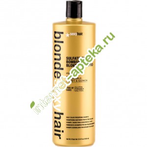 Sexy Hair Blonde Блонд Шампунь для сохранения цвета без сульфатов 1000 мл Sulfate-free Bombshell Blonde Shampoo