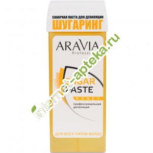 Aravia Professional Паста сахарная для шугаринга в картридже МЕДОВАЯ очень мягкой консистенции 150 г. (А1011) Аравия