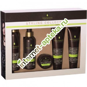 Macadamia Natural Oil Набор для Стилиста (Мусс для объема 180 мл, Лосьон для укладки 198 мл, Крем для кудрей смягчающий 148 мл, Крем-суфле текстурирующий 75 г., Крем-активатор для кудрей 148 мл) (Макадамия) Macadamia Natural Oil Набор для Стилиста (Мусс для объема 180 мл, Лосьон для укладки 198 мл, Крем для кудрей смягчающий 148 мл, Крем-суфле текстурирующий 75 г., Крем-активатор для кудрей 148 мл) (Макадамия)