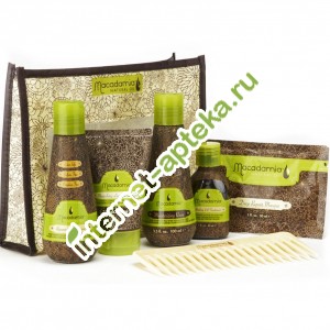 Macadamia Natural Oil Набор Летний Дорожный (Шампунь восст. 100 мл, Уход восст. 60 мл, Гребень, Уход восст. 125 мл - 2 штуки) (Макадамия) Macadamia Natural Oil Набор Летний Дорожный (Шампунь восст. 100 мл, Уход восст. 60 мл, Гребень, Уход восст. 125 мл - 2 штуки) (Макадамия)