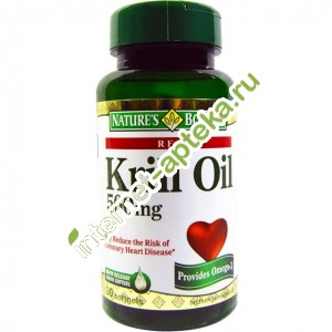 Нэйчес Баунти Масло Криля 500 мг 30 капсул (Natures Bounty Krill Oil 500 mg)