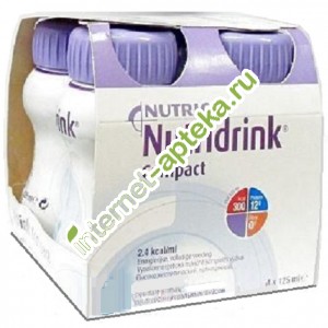 Нутридринк Компакт Протеин cмесь Нейтральный вкус бутылочки 125 мл 4 шт. Nutridrink