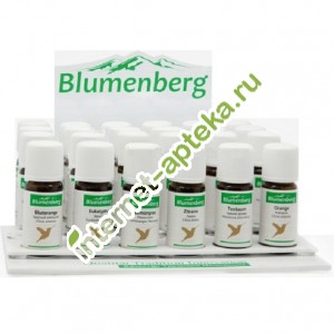 Масло эфирное Набор Блюменберг 18 штук по 10 мл + 6 тестеров 10 мл (Blumenberg)