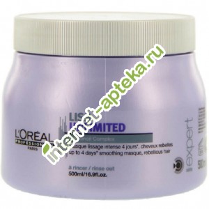 Loreal Professional LISS UNLIMITED Ìàñêà ËÈÑÑ ÀÍËÈÌÈÒÅÄ ðàçãëàæèâàþùàÿ äëÿ ñóõèõ è íåïîñëóøíûõ âîëîñ 500 ìë Ëîðåàëü (E2222600) Loreal Professional LISS UNLIMITED Ìàñêà ËÈÑÑ ÀÍËÈÌÈÒÅÄ ðàçãëàæèâàþùàÿ äëÿ ñóõèõ è íåïîñëóøíûõ âîëîñ 500 ìë Ëîðåàëü (E2222600)
