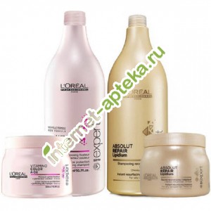 Loreal Professional VITAMINO COLOR AOX ÍÀÁÎÐ (Øàìïóíü äëÿ âîëîñ ÂÈÒÀÌÈÍÎ ÊÎËÎÐ AOX 1500 ìë + Ìàñêà ÂÈÒÀÌÈÍÎ ÊÎËÎÐ AOX 500 ìë + Øàìïóíü ÀÁÑÎËÞÒ ËÈÏÈÄÈÓÌ 1500 ìë + Ìàñêà ÀÁÑÎËÞÒ ËÈÏÈÄÈÓÌ 500 ìë) Ëîðåàëü (E04691) Loreal Professional VITAMINO COLOR AOX ÍÀÁÎÐ (Øàìïóíü äëÿ âîëîñ ÂÈÒÀÌÈÍÎ ÊÎËÎÐ AOX 1500 ìë + Ìàñêà ÂÈÒÀÌÈÍÎ ÊÎËÎÐ AOX 500 ìë + Øàìïóíü ÀÁÑÎËÞÒ ËÈÏÈÄÈÓÌ 1500 ìë + Ìàñêà ÀÁÑÎËÞÒ ËÈÏÈÄÈÓÌ 500 ìë) Ëîðåàëü (E04691)
