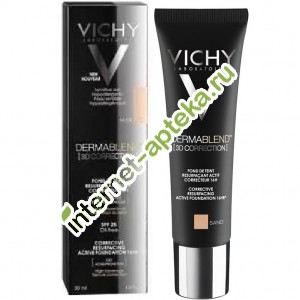 Âèøè Äåðìàáëåíä 3D òîíàëüíûé òîí 20 30 ìë Vichy Dermablend 3D Correction Fond De Teint 20 (035200) Âèøè Äåðìàáëåíä 3D òîíàëüíûé òîí 20 30 ìë Vichy Dermablend 3D Correction Fond De Teint 20 (035200)