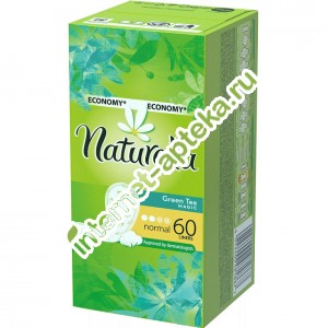 Naturella Прокладки ежедневные Нормал Зеленый чай 60 штук (Натурелла прокладки)