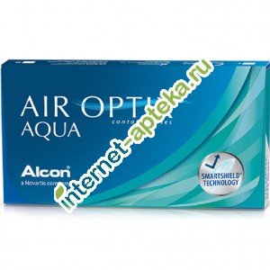 Air Optix Aqua Линзы контактные Кривизна 8,6 Оптическая сила (-0,75) 6 штук (Аир Оптикс)
