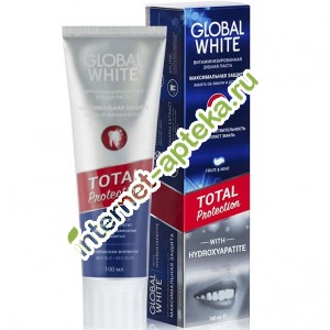 Global white Паста зубная Витаминизированная 100 мл (Глобал Вайт)