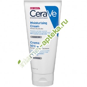 ЦераВе Крем увлажняющий для сухой и очень сухой кожи лица и тела 177 мл CeraVe Moisturising Cream for dry and very dry skin (10017)
