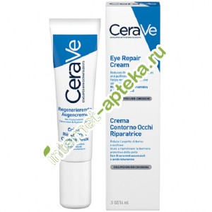 ЦераВе Крем восстанавливающий для области вокруг глаз для всех типов кожи 14 мл CeraVe Eye Repair Cream (095501)