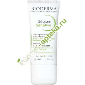 Биодерма Себиум Сенситив Крем для лица 30 мл Bioderma Sebium Sensitive cream (028617)