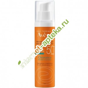 Авен Клинанс Флюид солнцезащитный для лица для проблемной кожи SPF50+ 50 мл Avene Cleanance Fluide Matifiant (С51631)