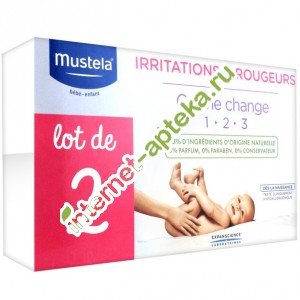 Мустела Бебе Крем под подгузник защитный 1-2-3 НАБОР (50 мл + 50 мл) Mustela Bebe (м665) Мустела Бебе Крем под подгузник защитный 1-2-3 НАБОР (50 мл + 50 мл) Mustela Bebe (м665)