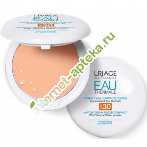 Урьяж Термаль (EAU) Крем-пудра Тональная компактная SPF30 10 г. Uriage EAU Thermale Water Cream Tinted Compact (06555)