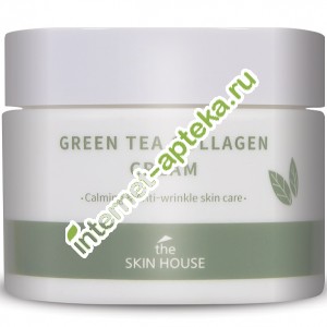 Скин Хаус Крем для лица успокаивающий на основе коллагена и экстракта зелёного чая 50 мл The Skin House (823439)