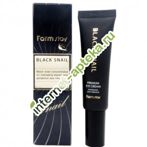 ФармСтей Крем для глаз Премиальный с муцином черной улитки 50 мл FarmStay Black Snail Premium Eye Cream (775830)