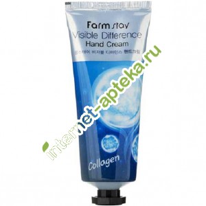 ФармСтей Крем для рук с коллагеном 100 мл FarmStay Visible Difference Hand Cream Collagen (510015)