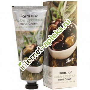        100  FarmStay Visible Difference Hand Cream Olive (510022)