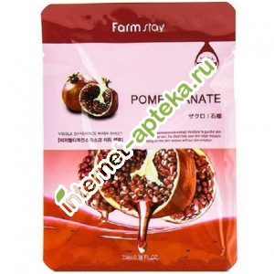          23  FarmStay Visible Difference Pomegranate Mask Sheet (6650068)