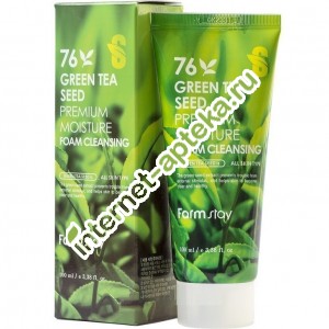           100  FarmStay Green Tea Seed Premium Moisture Foam Cleansing (9775137)