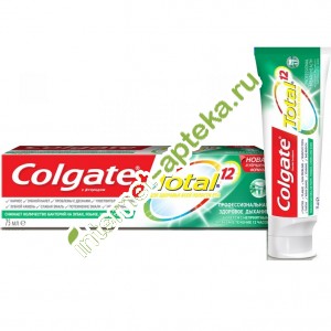 Колгейт Зубная паста Total 12 Здоровое дыхание 75 мл (Colgate)