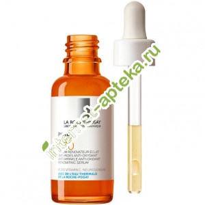 Ля Рош Позе Витамин С10 Сыворотка Антиоксидантная для обновления кожи 30 мл La Roche Posay Pure Vitamin C10 Serum (L156100)
