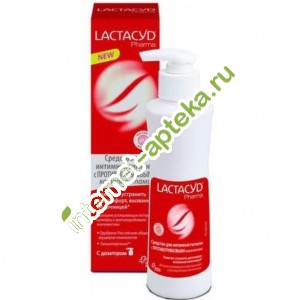 Лактацид Фарма Экстра средство для интимной гигиены с противогрибковыми компонентами 250 мл Lactacyd